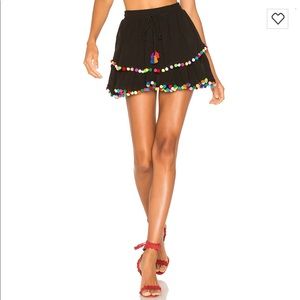 Majorelle calypso skirt in black XS